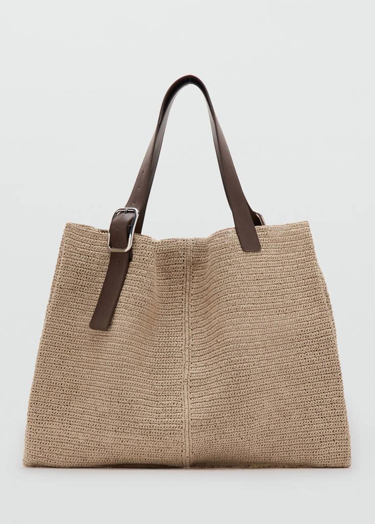 کیف خرید (Shopper) با جزئیات سگک‌دار
